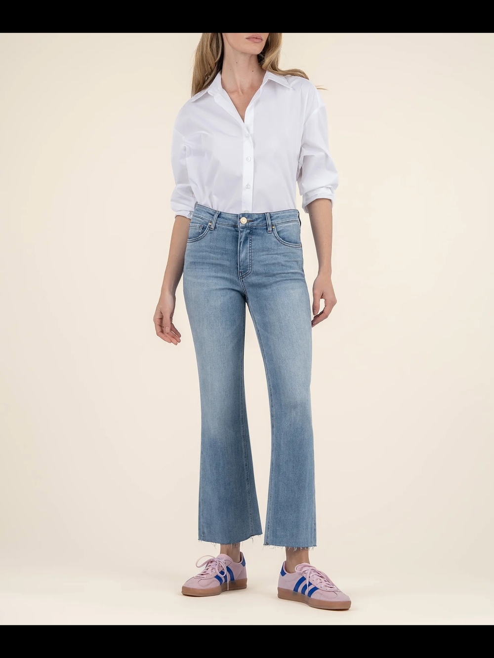 Kut from the Kloth Kelsey High Rise Ankle Flare
